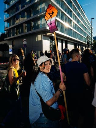 Participants March in Ljubljana Pride Parade 2026 Participants take part in the Ljubljana Pride Parade in Ljubljana, Slovenia, on June 13, 2026. The march through the city center marked the culmination of the annual Ljubljana Pride Festival, bringing together members of the LGBTQ+ community and supporters to advocate for equality, inclusion, and human rights. This year s festival was held under the slogan Democracy in Our Hands Hope is Our Resistance. Ljubljana Slovenia  Copyright: xNikxErikxNeubauerx pride005.JPEG