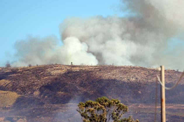 Firefighters response to wildfires in two regions in southern Italy SICILY, ITALY - JUNE 13: Large fire has broken out in Montagna Grande, a town in Salemi, near Trapani in Sicily, Italy on June 13, 2026. Two Canadair aircraft and three helicopters take part in an extinguishing work. Alberto Lo Bianco Anadolu Sicily Italy. Editorial use only. Please get in touch for any other usage.  Copyright: x2026xAnadoluxAlbertoxLoxBiancox