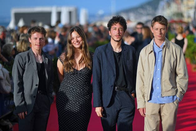 Closing Ceremony 40th Cabourg Film Festival FC Felix Lefebvre, Anja Verderosa, Aurélien Peyre and Victor Bonnel attends the Closing Ceremony of the 40th Cabourg Film Festival on June 13, 2026 in Cabourg, France. Photo by Franck Castel ABACAPRESS.COM Cabourg France  Copyright: xCastelxFranck ABACAx