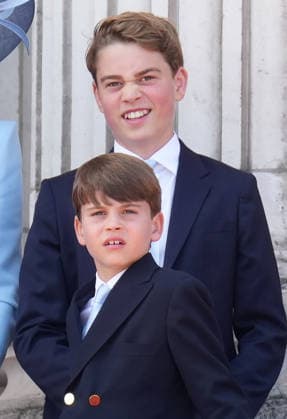 Trooping the Colour 2026 Prince George and Prince Louis attend Trooping the Colour at Buckingham Palace, London, UK, on the 13th June 2026. Picture by James Whatling London Buckingham Palace Greater London United Kingdom  WHA-0826
