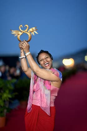 Closing Ceremony 40th Cabourg Film Festival FC Gessica Généus, winner of the Grand Prix Swann Award, attends the Closing Ceremony of the 40th Cabourg Film Festival on June 13, 2026 in Cabourg, France. Photo by Franck Castel ABACAPRESS.COM Cabourg France  Copyright: xCastelxFranck ABACAx