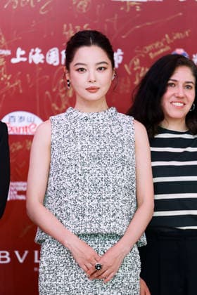 SHANGHAI, CHINA - JUNE 13: Actress Xin Zhilei arrives at the red carpet of the 28th Shanghai International Film Festival Gala Night on June 13, 2026 in Shanghai, China.  Copyright: xVCGx 111648017326
