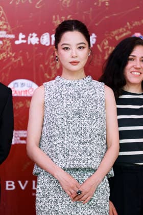 SHANGHAI, CHINA - JUNE 13: Actress Xin Zhilei arrives at the red carpet of the 28th Shanghai International Film Festival Gala Night on June 13, 2026 in Shanghai, China.  Copyright: xVCGx 111648017337