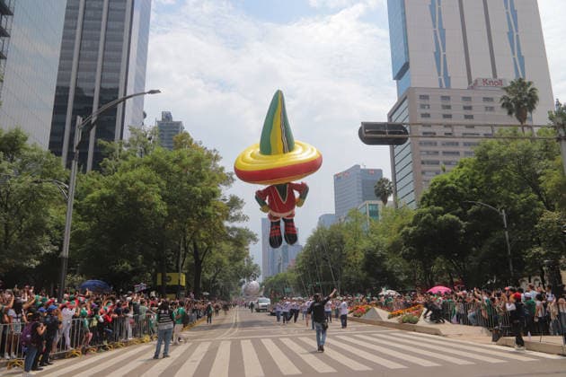 A Pique parade balloon is seen during The Ball Returns HomeÃ¢â‚¬Â parade as part of 2026 FIFA World Cup on Paseo de la Reforma Avenue. on June 13, 2026 in Mexico City, Mexico. Mexico City Mexico - ZUMAe321 20260613_zia_e321_031 Copyright: xCarlosxSantiagox