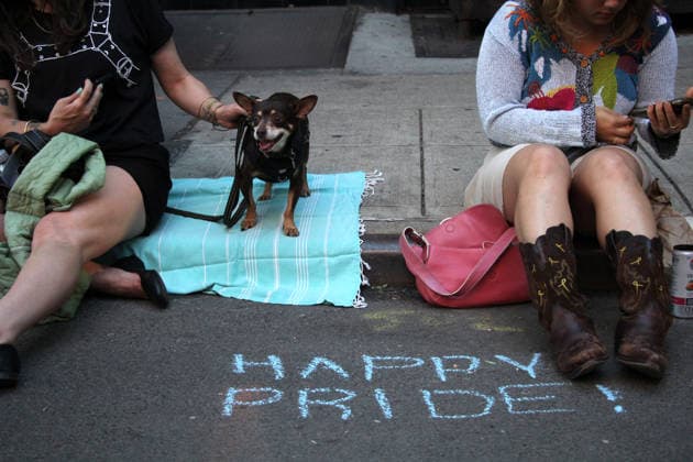 June 13, 2026, Brooklyn, New York, United States: Brooklyn New York June 13,.2026...Brooklyn Pride Day,.The Brooklyn Pride Twilight Parade along Fifth Avenue in Park Slope Brooklyn. The only evening parade in the Northeast, the street was filled with organizations showing up to march in support of the LGBTQIA+ community. Brooklyn United States - ZUMAc272 20260613_znp_c272_016 Copyright: xEmilyxCotlerx