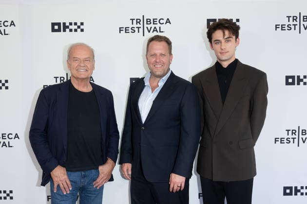 June 13, 2026, New York, United States: (L-R) Kelsey Grammer, Jon Erwin and William Franklyn-Miller Young Washington World Premiere during the 2026 Tribeca Film Festival at SVA Theatre on June 13, 2026 in New York City. New York United States - ZUMAs197 20260613_aaa_s197_513 Copyright: xRonxAdarx