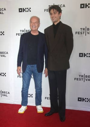 NEW YORK, NY - JUNE 13: Kelsey Grammer and William Franklyn-Miller at the Young Washington premiere during the 2026 Tribeca Festival at SVA Theater on June 13, 2026 in New York City. Copyright: xRWx