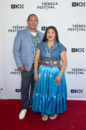 June 13, 2026, New York, United States: (L-R) Ryan Begay and Goldie Tom attend Young Washington World Premiere during the 2026 Tribeca Film Festival at SVA Theatre on June 13, 2026 in New York City. New York United States - ZUMAs197 20260613_aaa_s197_552 Copyright: xRonxAdarx