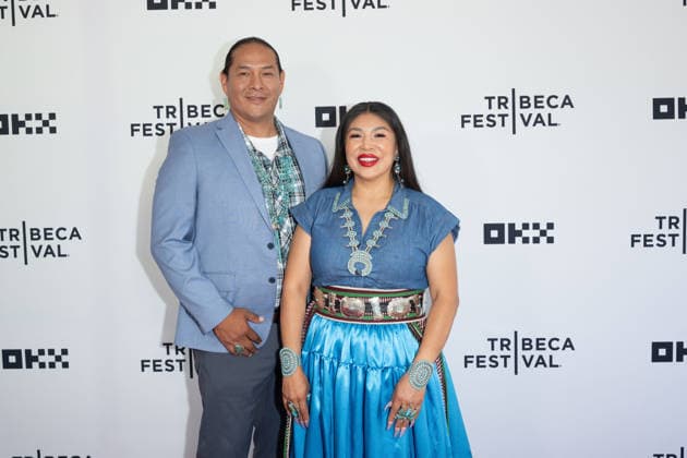 June 13, 2026, New York, United States: (L-R) Ryan Begay and Goldie Tom attend Young Washington World Premiere during the 2026 Tribeca Film Festival at SVA Theatre on June 13, 2026 in New York City. New York United States - ZUMAs197 20260613_aaa_s197_558 Copyright: xRonxAdarx