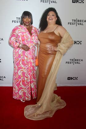 NEW YORK, NY - JUNE 13: Bevy Smith and Michelle Buteau at Survival Of The Thickest Premiere during the 2026 Tribeca Festival at SVA Theater on June 13, 2026 in New York City. Copyright: xRWx