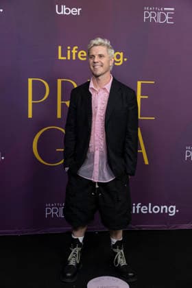 June 13, 2026, Seattle, Washington, USA: JAKE SHEARS, vocalist for the Scissor Sisters, attends the Pride Gala at the Sanctuary in Seattle on Saturday, June 13. 2026. The inaugural celebration benefits LifelongÃ¢â‚¬â ¢s programs providing food and nutrition, aging and disability, housing, and HIV care prevention for communities facing barriers. Seattle USA - ZUMAg235 20260613_zap_g235_016 Copyright: xPaulxChristianxGordonx