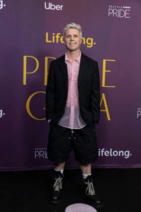 June 13, 2026, Seattle, Washington, USA: JAKE SHEARS, vocalist for the Scissor Sisters, attends the Pride Gala at the Sanctuary in Seattle on Saturday, June 13. 2026. The inaugural celebration benefits LifelongÃ¢â‚¬â ¢s programs providing food and nutrition, aging and disability, housing, and HIV care prevention for communities facing barriers. Seattle USA - ZUMAg235 20260613_zap_g235_028 Copyright: xPaulxChristianxGordonx