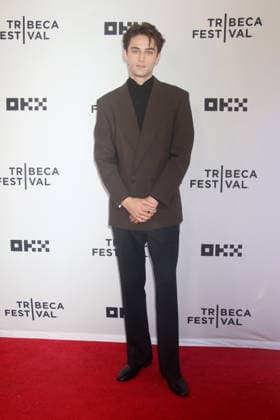 NEW YORK, NY - JUNE 13: William Franklyn-Miller at the Young Washington premiere during the 2026 Tribeca Festival at SVA Theater on June 13, 2026 in New York City. Copyright: xRWx