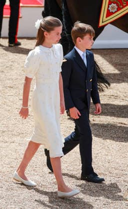 June 13, 2026, London, United Kingdom: Princess Charlotte and Prince Louis seen during Trooping the Colour at Horse Guards Parade in London. London United Kingdom - ZUMAs197 20260613_aaa_s197_699 Copyright: xBrettxCovex