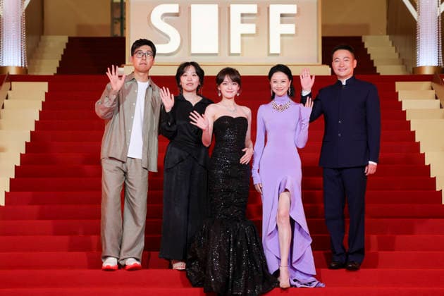 SHANGHAI, CHINA - JUNE 13: Cast and crew of the film The Great Skull arrive at the red carpet of the 28th Shanghai International Film Festival Gala Night on June 13, 2026 in Shanghai, China.  Copyright: xVCGx 111647984637