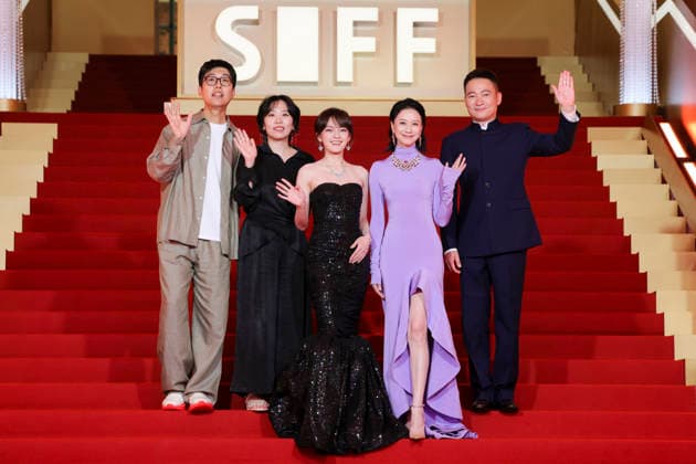 SHANGHAI, CHINA - JUNE 13: Cast and crew of the film The Great Skull arrive at the red carpet of the 28th Shanghai International Film Festival Gala Night on June 13, 2026 in Shanghai, China.  Copyright: xVCGx 111647984638