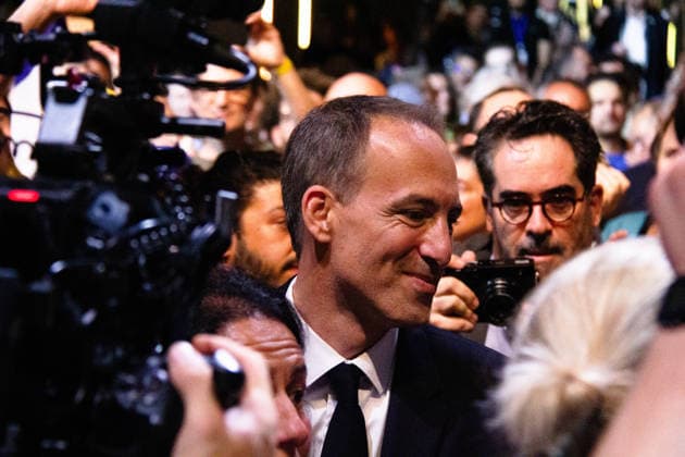 First meeting of Raphaël Glucksmann, as part of his candidacy for the presidential elections 4000 people were present according to the organization Raphaël Glucksmann, Member of the European Parliament and candidate for the presidential elections of 2027 457301 2026 06 13 Aubervilliers France  Copyright: xLenain-VieiraxElisax xSTARFACEx STAR_457301_005