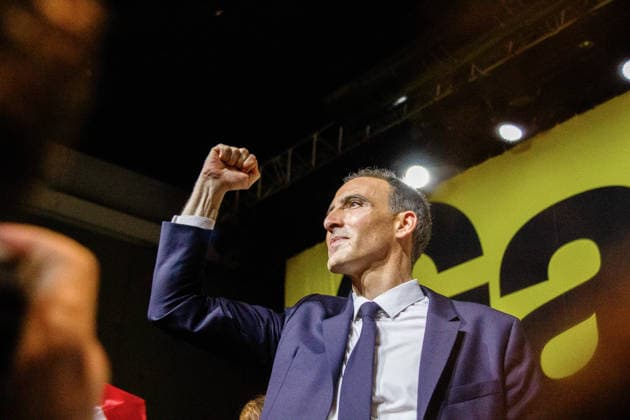 First meeting of Raphaël Glucksmann, as part of his candidacy for the presidential elections 4000 people were present according to the organization Raphaël Glucksmann, Member of the European Parliament and candidate for the presidential elections of 2027 457301 2026 06 13 Aubervilliers France  Copyright: xLenain-VieiraxElisax xSTARFACEx STAR_457301_129