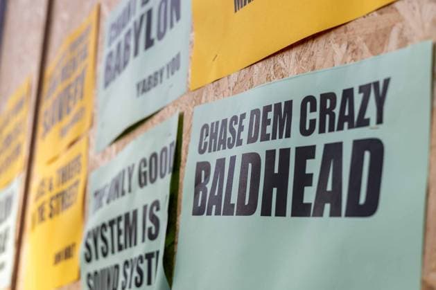 Reportage - G7 Summit Protests Ginevra Svizzera, 14 giugno 2026, la citta si prepara ad accogliere la manifestazione in opposizione al G7, inquadrato un pannello di protezione con affissi manifesti in opposizione al G7 during G7 Summit Protests, Reportage in Geneve, Switzerland, June 14 2026 Geneve City center Switzerland Copyright: xMattiaxDavidxRinaldix xLiveMediax LPN_2520098