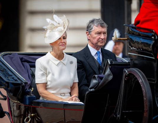 13-06-2026 England Sophie, Duchess of Edinburgh with Vice Admiral Timothy Laurence during the Kings Birthday Parade Trooping the Colour in London Â  Copyright: xPPEx