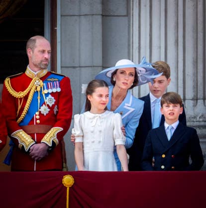 13-06-2026 England Prince George and Prince William and Princess Charlotte and Catherine, Princess of Wales and Prince Louis during the Kings Birthday Parade Trooping the Colour in London Â  Copyright: xPPEx