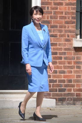 Japanese Prime Minister Visit at Downing Street, London, UK - 14 June 2026 Sanae Takaichi - Prime Minister of Japan arrives for a bilateral meeting with British Prime Minister Sir Keir Starmer in Downing Street, London, England, UK on Sunday 14 June, 2026., Credit:Justin Ng Avalon UK, England, London, Downing Street  Copyright: xJustinxNgx xAvalonx 1110096192