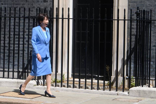 Japanese Prime Minister Visit at Downing Street, London, UK - 14 June 2026 Sanae Takaichi - Prime Minister of Japan arrives for a bilateral meeting with British Prime Minister Sir Keir Starmer in Downing Street, London, England, UK on Sunday 14 June, 2026., Credit:Justin Ng Avalon UK, England, London, Downing Street  Copyright: xJustinxNgx xAvalonx 1110096208