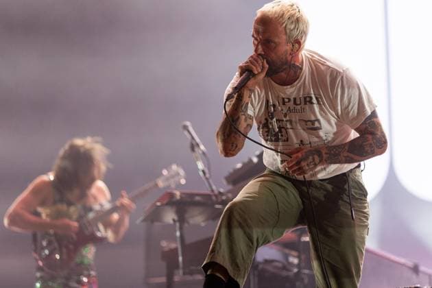 IDLES at Primavera Sound Porto 2026 Joe Talbot, vocalist of the British punk band IDLES, performs during Primavera Sound Porto 2026 at Parque da Cidade. Porto Portugal Copyright: xDiogoxBaptistax xSOPAxImagesx DB_IDLESPS263DAY_0006