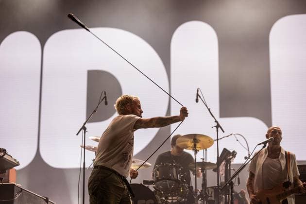 IDLES at Primavera Sound Porto 2026 Joe Talbot, vocalist of the British punk band IDLES, performs during Primavera Sound Porto 2026 at Parque da Cidade. Porto Portugal Copyright: xDiogoxBaptistax xSOPAxImagesx DB_IDLESPS263DAY_0011
