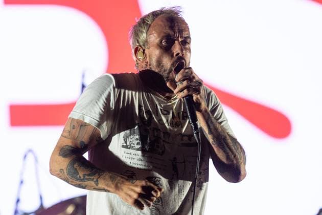 IDLES at Primavera Sound Porto 2026 Joe Talbot, vocalist of the British punk band IDLES, performs during Primavera Sound Porto 2026 at Parque da Cidade. Porto Portugal Copyright: xDiogoxBaptistax xSOPAxImagesx DB_IDLESPS263DAY_0016