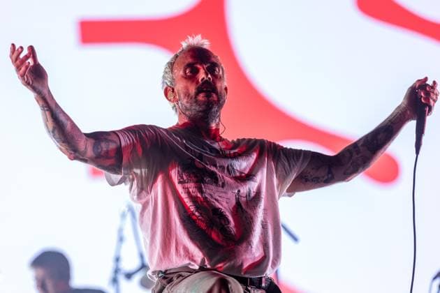 IDLES at Primavera Sound Porto 2026 Joe Talbot, vocalist of the British punk band IDLES, performs during Primavera Sound Porto 2026 at Parque da Cidade. Porto Portugal Copyright: xDiogoxBaptistax xSOPAxImagesx DB_IDLESPS263DAY_0026