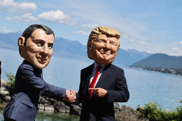 Illustration of the G7 Taboo Topics montage on the site of the G7 summit in Evian on June 14, 2026 Dominique Jacovides Bestimage Illustration of the G7 Taboo Topics montage on the site of the G7 summit in Evian on June 14, 2026 Evian France  Copyright: xDOMINIQUExJACOVIDESx xBESTIMAGExDOMINIQUExJACOVIDESx xBESTIMAGEx
