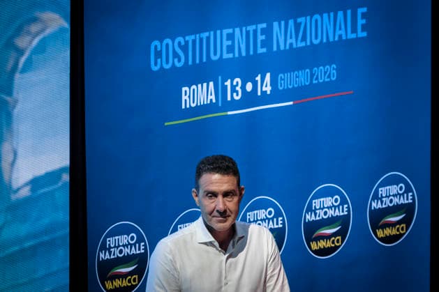 Constituent Assembly of Futuro Nazionale Party in Rome The constituent assembly of Futuro Nazionale, the new right-wing political party founded by Roberto Vannacci, takes place in Rome. During the event, the party s political platform and program are officially presented, followed by the closing speech delivered by party secretary Roberto Vannacci. Rome, Italy, June 14, 2026. Rome Italy Copyright: xAndreaxCalandrax