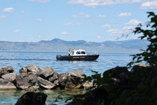 La Gendarmerie Nationale patrouille devant le site qui va recevoir les participants au G7 dEvian le 14 juin 2026 Dominique Jacovides Bestimage Police is patrolling outside the venue that will host the G7 summit in Evian on 14 June 2026 Evian France  Copyright: xDOMINIQUExJACOVIDESx xBESTIMAGExDOMINIQUExJACOVIDESx xBESTIMAGEx