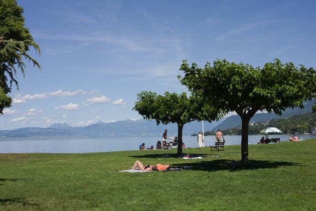 G7 Summit - Illustration - Evian Illustration of Evian les Bains ahead of the G7 summit, in Evian, France on June 14, 2026. Photo by Ammar Abd Rabbo ABACAPRESS.COM Evian France  Copyright: xAbdxRabboxAmmar ABACAx