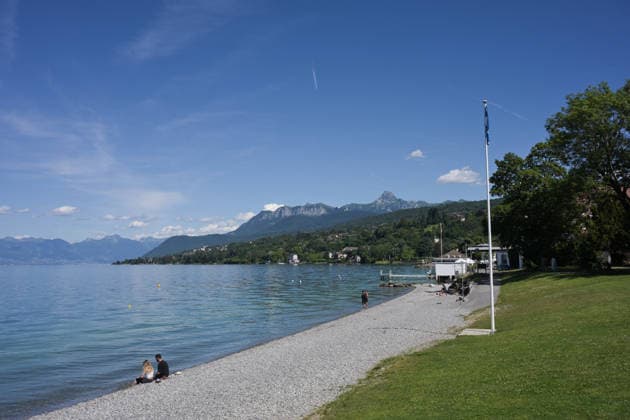 G7 Summit - Illustration - Evian Illustration of Evian les Bains ahead of the G7 summit, in Evian, France on June 14, 2026. Photo by Ammar Abd Rabbo ABACAPRESS.COM Evian France  Copyright: xAbdxRabboxAmmar ABACAx