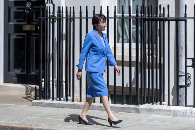June 14, 2026, London, United Kingdom: Japanese Prime Minister, Sanae Takaichi arrives in Downing Street to meet British Prime Minister Keir Starmer London United Kingdom - ZUMAs197 20260614_aaa_s197_060 Copyright: xPhilxLewisx