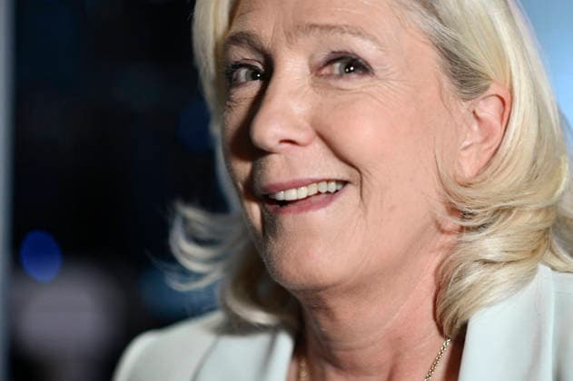 Marine Le Pen On Dimanche En Politique - Paris President of Rassemblement National parliamentary group Marine Le Pen after an interview for Dimanche En Politique on France 3 channel in Paris, France on June 14, 2026. Photo by Stephane Le Tellec ABACAPRESS.COM Paris France  Copyright: xLexTellecxStephane ABACAx