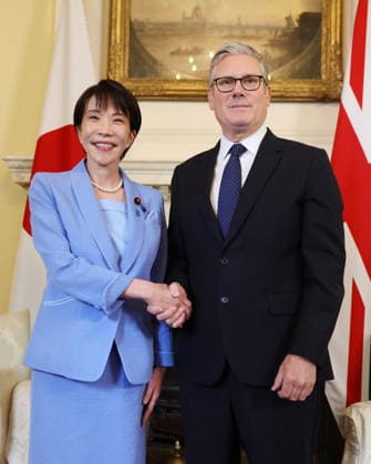 Prime Minister Keir Starmer hosts PM of Japan Sanae Takaichi 14 06 2026. London, United Kingdom. Prime Minister Keir Starmer hosts Prime Minister of Japan, Sanae Takaichi in 10 Downing Street., Credit:Ben Perry B66 Avalon United Kingdom, Greater London, London, 10 Downing Street  Copyright: xBenxPerryx xB66x xAvalonx 1110161437