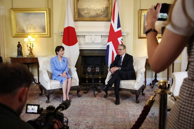 Prime Minister Keir Starmer hosts PM of Japan Sanae Takaichi 14 06 2026. London, United Kingdom. Prime Minister Keir Starmer hosts Prime Minister of Japan, Sanae Takaichi in 10 Downing Street., Credit:Ben Perry B66 Avalon United Kingdom, Greater London, London, 10 Downing Street  Copyright: xBenxPerryx xB66x xAvalonx 1110161448