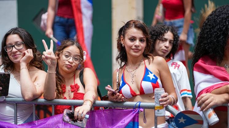 RECORD DATE NOT STATED National Puerto Rican Day Parade 2026 (NEW) National Puerto Rican Day Parade. J7ne 14, 2026. New York , USA: Large crowds line Fifth Avenue in Manhattan as the National Puerto Rican Day Parade celebrates Puerto Rican heritage and culture. Credit: Jorge Estrellado Thenews2(Foto: Jorge Estrellado Thenews2 imago images) National Puerto Rican Day Parade 2026  Copyright: xJorgexEstrelladox