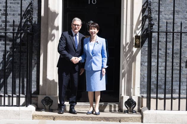 June 14, 2026, London, England, United Kingdom: UK Prime Minister KEIR STARMER welcomes Prime Minister of Japan SANAE TAKAICHI to 10 Downing Street. London United Kingdom  - ZUMAs262 20260614_zip_s262_005 Copyright: xTayfunxSalcix