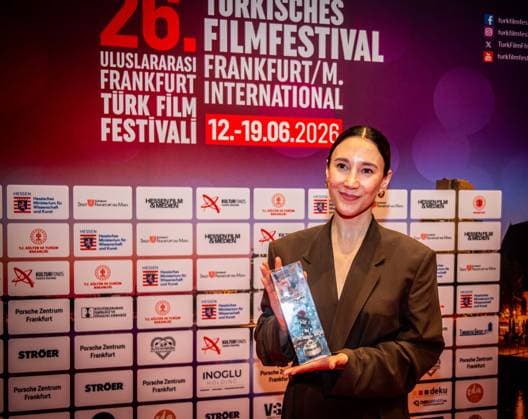 13.06.2026 xesx Frankfurt am Main, 26. Türkische Filmfestival Frankfurt Schauspielerin Sibel Kekilli erhielt den Ehrenpreis. *** 13 06 2026 xesx Frankfurt am Main, 26 Turkish Film Festival Frankfurt Actress Sibel Kekilli received the honorary award ES