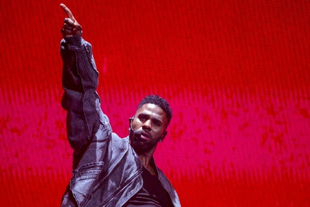 RUSSIA, MOSCOW - JUNE 14, 2026: US singer Jason Derulo performs at CSKA Arena. Artyom Geodakyan TASS  93821855