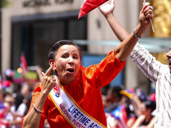 New York, NY June 14: U.S. Representative Nydia VeloÂ¡zquez and her endorsed congressional candidate, Antonio Reynoso, participate in the National Puerto Rican Day Parade along Fifth Avenue in Manhattan on June 14, 2026. Credit: Xavier Diaz . USA  - ZUMAa123 20260614_zaa_a123_030 Copyright: xAdMediax