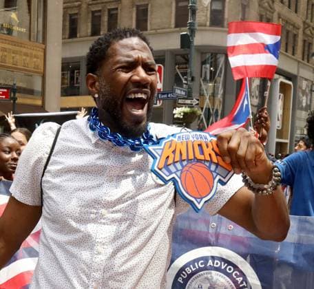 June 14, 2026, New York, New York, USA: New York City Public Advocate JUMAANE WILLIAMS seen at the 69th Annual National Puerto Rican Parade held on 5th Avenue. New York USA  - ZUMAk03_ 20260614_zaf_k03_053 Copyright: xNancyxKaszermanx