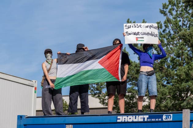 IPA85696575 - Geneva, Switzerland, June 14, 2026. During G7 Summit Protests, Report from Geneva, Switzerland, June 14, 2026  Copyright: xLeonardoxGaravaglia LiveMediax xLeonardoxGaravaglia LiveMediax 85696575