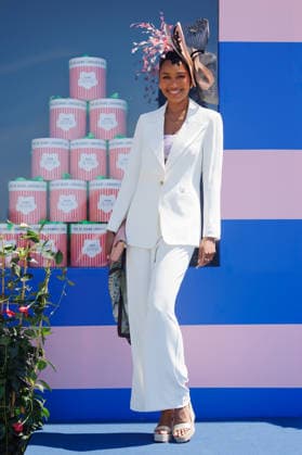Prix de Diane Longines a lHippodrome de Chantilly Clemence Botino Miss France 2020 457315 2026 06 14  Copyright: xSebastienxFremontx xStarfacex STAR_457315_080