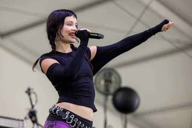 June 14, 2026, Manchester, Tennessee, U.S: SHANNY WISE of Fcukers during the Bonnaroo Music and Arts Festival in Manchester, Tennessee Manchester U.S  - ZUMAs135 20260614_zap_s135_044 Copyright: xDanielxDeSloverx
