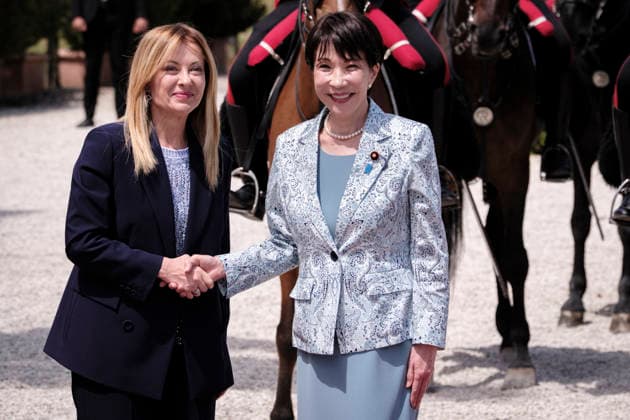 Official Visit of Japanese Prime Minister Sanae Takaichi to Italy Italian Prime Minister Giorgia Meloni meets with Japanese Prime Minister Sanae Takaichi during her official visit to Italy. The bilateral meeting focuses on strengthening cooperation between Italy and Japan on key political, economic, and international issues. Rome, June 15, 2026. Rome Italy Copyright: xAndreaxCalandrax
